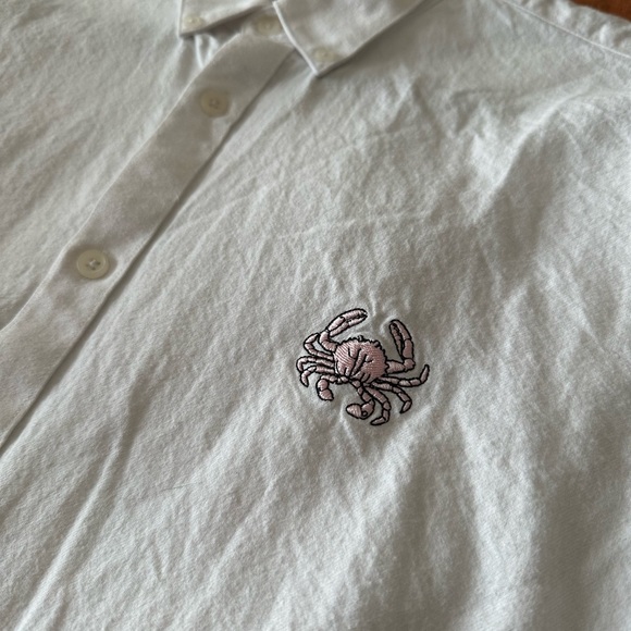 Barney Cools Crab Long Sleeve Button-Up - Picture 3 of 5